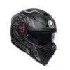 AGV K5 S Tornado Matt Black-Silver