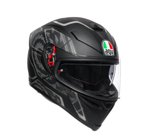 AGV K5 S Tornado Matt Black-Silver 3 AGV K5 S Tornado Matt Black-Silver