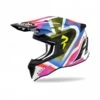 Airoh Strycker View White-Pink -Accessoires Moto airoh strycker view white pink cross helmet helm casque kask casco 1 1