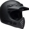 Bell Moto-3 Classic Matte Black 2 Bell Moto-3 Classic Matte Black -Accessoires Moto bell moto 3 classic matte black retro vintage full face helmet integralhelm casque integral kask casco integral 1 4