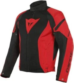 Dainese Air Crono 2 Tex Jacket Black/Lava-Red