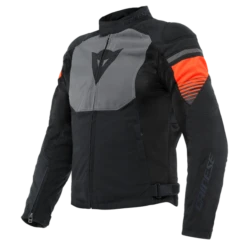 Dainese Air Fast Tex Jacket Black/Gray/Fluo-Red