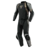 Dainese Avro 4 Leather 2-P Suit Black/Charcoal-Gray/Tibe -Accessoires Moto dainese avro 4 black gray tibe two piece suit 2 teiler overall combinaison 2 pieces traje tulum 1 2