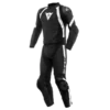 Dainese Avro 4 Leather 2-P Suit Black/White -Accessoires Moto dainese avro 4 black white two piece suit 2 teiler overall combinaison 2 pieces traje tulum 1 2