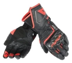 Dainese Carbon D1 Long Black Fluo-Red Gloves Black