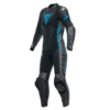 Combinaison Dainese Grobnik Lady 1PC Perf. Black/Anthracite/Teal -Accessoires Moto dainese grobnik lady leather 1pc suit perf black anthracite teal one piece suit 1 teiler overall combinaison 1 piece traje tulum 1 1