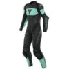 Dainese Imatra Lady Leather 1-PC Suit Perf. Black/Acqua-Green 2 Dainese Imatra Lady Leather 1-PC Suit Perf. Black/Acqua-Green -Accessoires Moto dainese imatra lady 1 pc perf blk acqua one piece suit 1 teiler overall combinaison 1 piece traje tulum 1 1