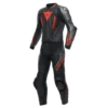 Combinaison Dainese Laguna Seca 5 2PCS Black/Anthracite/Fluo-Red -Accessoires Moto dainese laguna seca 5 2pcs leather suit black anthracite fluo red one piece suit 1 teiler overall combinaison 1 piece traje tulum 1 1