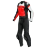 Dainese Mirage Lady Leather 2-P Suit Black/Lava-Red/White 2 Dainese Mirage Lady Leather 2-P Suit Black/Lava-Red/White -Accessoires Moto dainese mirage lady black red white two piece suit 2 teiler overall combinaison 2 pieces traje tulum 1 1