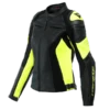 Dainese Racing 4 Lady Leather Jacket Black/Fluo-Yellow -Accessoires Moto dainese racing 4 lady black yellow motorcycle jacket motorradjacke blouson veste motorjas mont chaqueta 1 1