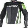 Dainese REPLICA 2015 Leather Jacket Black/Green-KAW/White 1 Dainese REPLICA 2015 Leather Jacket Black/Green-KAW/White -Accessoires Moto dainese replica 2015 leather jacket black green kaw white motorcycle jacket motorradjacke blouson veste motorjas mont chaqueta 1 1