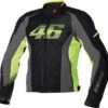 Dainese VR46 AIR TEX Jacket Black/Fluo-Yellow