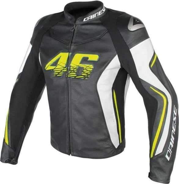 Dainese VR46 D2 Leather Jacket VR46 3 Dainese VR46 D2 Leather Jacket VR46