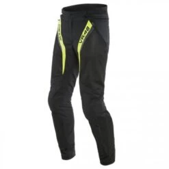 Dainese VR46 Grid AIR Tex Pants Black Yellow - Pantalons - Vêtements