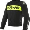 Dainese VR46 Podium D-Dry Jacket Black Yellow -Accessoires Moto dainese vr46 podium d dry jacket black yellow motorcycle jacket motorradjacke blouson veste motorjas mont chaqueta 1 5