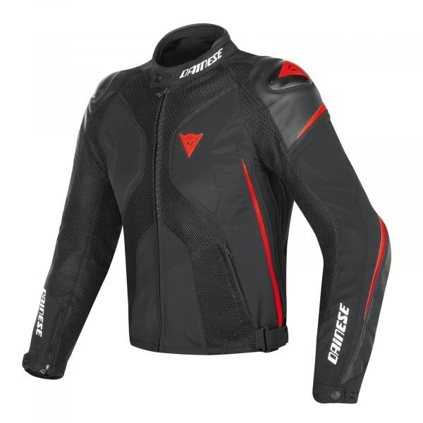 Dainese SUPER RIDER D-DRY Jacket BLACK/BLACK/RED-FLUO