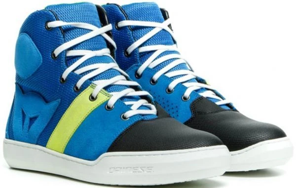 Dainese York Air Shoes Blue/Yellow