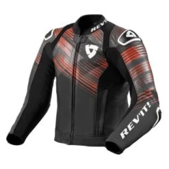 Revit Apex Jacket Black-Fluo Red