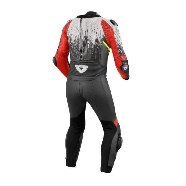 Revit Quantum 2 One-Piece Suit White-Neon Red