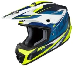 HJC CS-MX II Drift Blue/Yellow MC3HSF