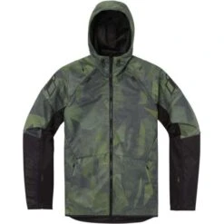 Icon Airform Battlescar Jacket Green