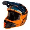 Casque Klim F3 Carbon Pro Off-Road Striker Petrol Orange -Accessoires Moto klim f3 carbon pro off road helmet striker petrol orange cross helmet helm casque kask casco 1 1