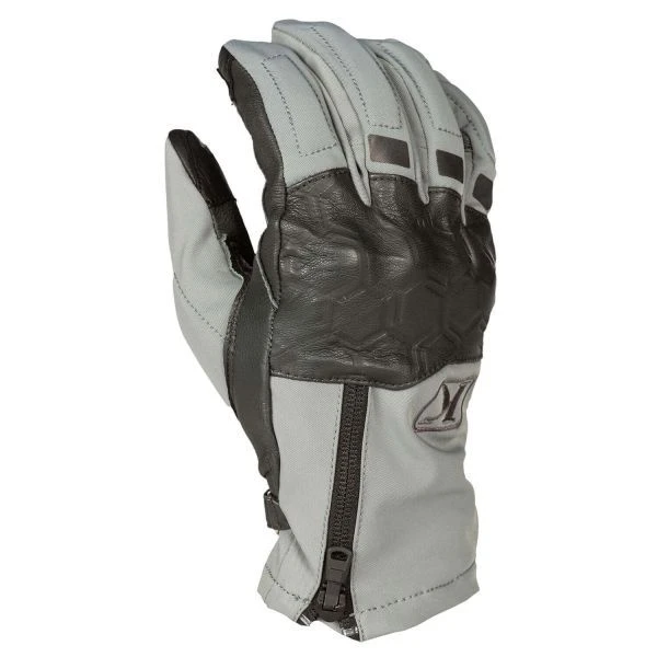 Klim Vanguard GTX Short Gloves Monument Gray 3 Klim Vanguard GTX Short Gloves Monument Gray