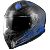 LS2 Vector 2 Carbon Flux Blue-06 -Accessoires Moto ls2 vector 2 carbon flux blue 06 full face helmet integralhelm casque integral kask casco integral 1 2