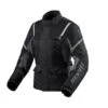 Blouson Revit Horizon 3 H2O Ladies Black-White -Accessoires Moto revit horizon 3 h2o ladies black white jacket motorcycle jacket motorradjacke blouson veste motorjas mont chaqueta 1 6