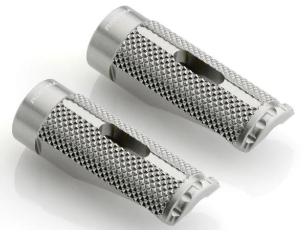 Rizoma PE614A PRO Footpegs Color Silver 1 Pair No Adaptors