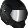 Roof RO9 Boxxer BLACK SHADOW Mat Black -Accessoires Moto roof ro9 boxxer black shadow mat black modular helmet klapphelm casque modulaire systeemhelm kask casco modular 1