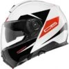 Schuberth C5 Eclipse White-Red -Accessoires Moto schuberth c5 eclipse white red 213 modular helmet klapphelm casque modulaire systeemhelm kask casco modular 1