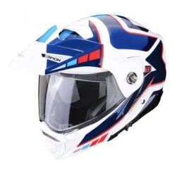 Scorpion ADX-2 Camino Pearl White-Blue-Red