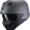 Scorpion COVERT-X SOLID Cement Grey Matt -Accessoires Moto scorpion covert x solid cement grey matt open face helmet helm casque kask casco 1 2