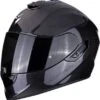 Scorpion EXO-1400 CARBON AIR SOLID Black -Accessoires Moto scorpion exo 1400 carbon air solid black full face helmet helm casque kask casco 1 1