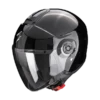 Scorpion EXO-City 2 Black -Accessoires Moto scorpion exo city 2 black open face helmet helm casque jet kask casco abierto 1 2
