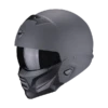 Scorpion EXO-Combat 2 GRAPHITE Dark Grey -Accessoires Moto scorpion exo combat 2 graphite grey full face helmet integralhelm casque integral kask casco integral 1 2
