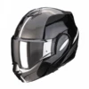 Scorpion EXO-TECH EVO FORZA Black-Silver -Accessoires Moto scorpion exo tech evo forza black silver modular helmet klapphelm casque modulaire systeemhelm kask casco modular 1 3