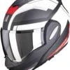 Scorpion EXO-TECH TRAP Matt Black-Red-White -Accessoires Moto scorpion exo tech trap matt black red white modular helm casque kask casco 1 1