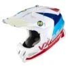 Scorpion VX-22 Air Ares White-Blue-Red -Accessoires Moto scorpion vx 22 air ares white blue red cross helmet helm casque kask casco 1 2