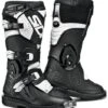 Sidi Flame Black-White -Accessoires Moto sidi flame black white motorcycle boots motorradstiefel motorlaarzen bottes botas botlar 1 1